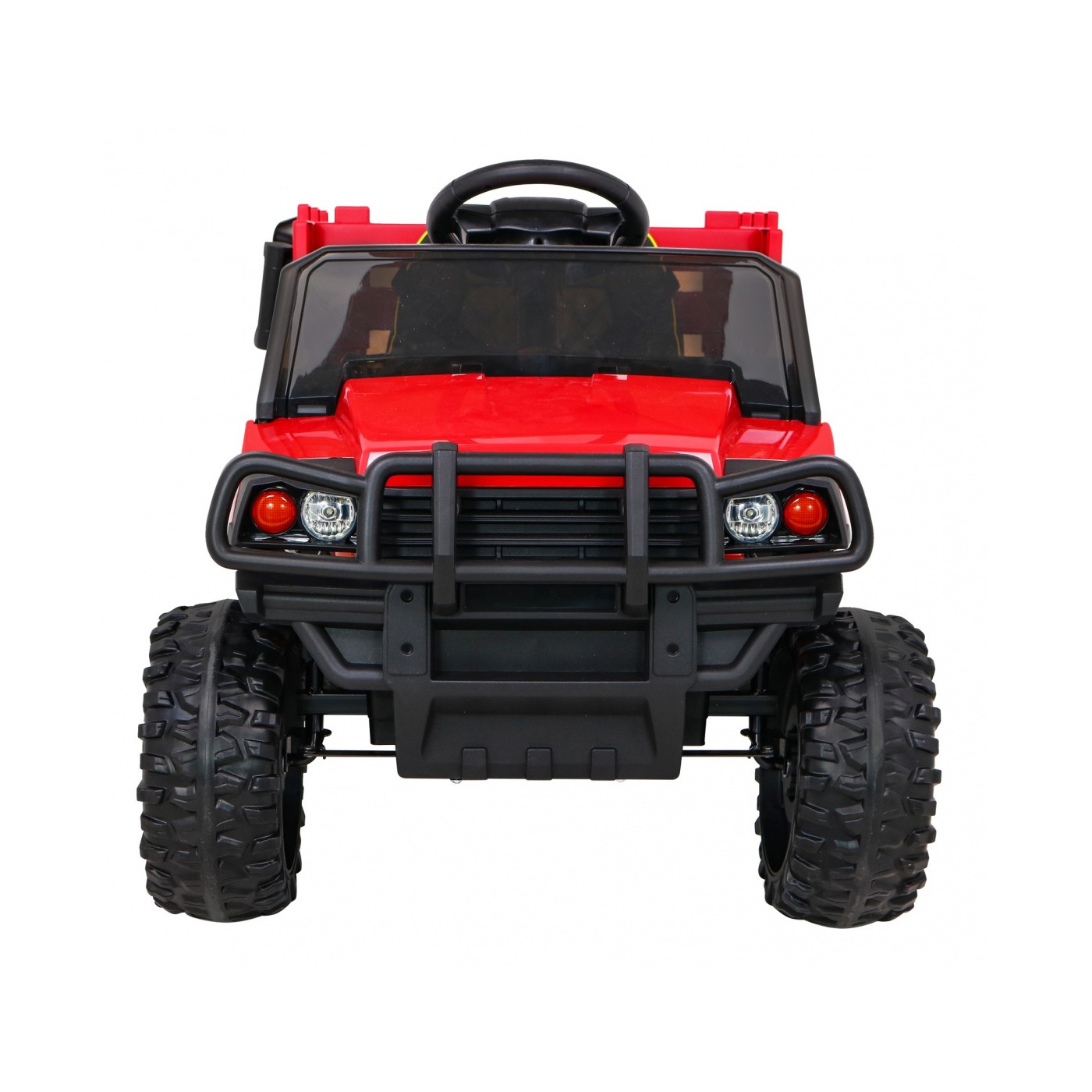 Autko Farmer Pick-up Děti Červený Dálkový Kufr EVA Lopata MP3 LED