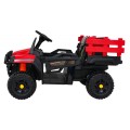 Autko Farmer Pick-up Děti Červený Dálkový Kufr EVA Lopata MP3 LED