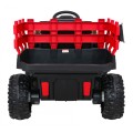 Autko Farmer Pick-up Děti Červený Dálkový Kufr EVA Lopata MP3 LED