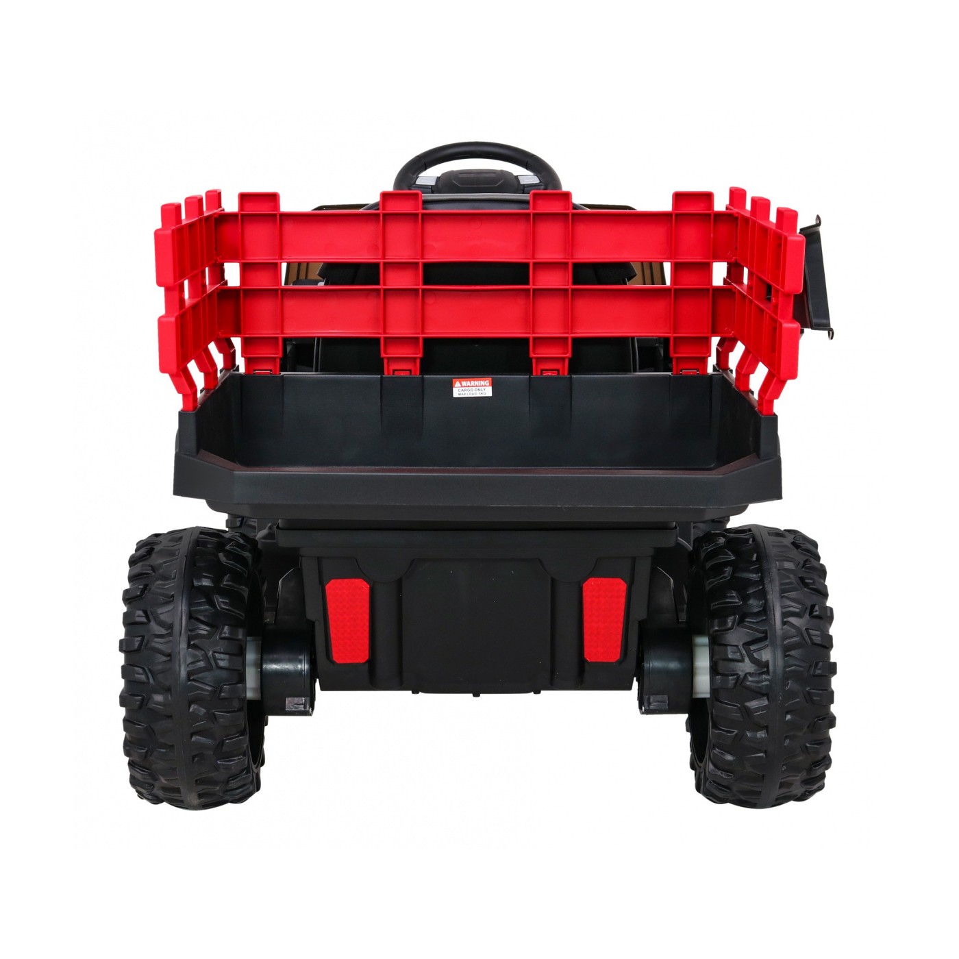 Autko Farmer Pick-up Děti Červený Dálkový Kufr EVA Lopata MP3 LED