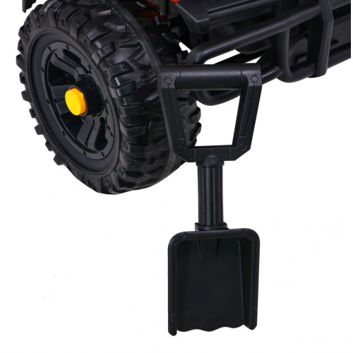 Autko Farmer Pick-up Děti Červený Dálkový Kufr EVA Lopata MP3 LED