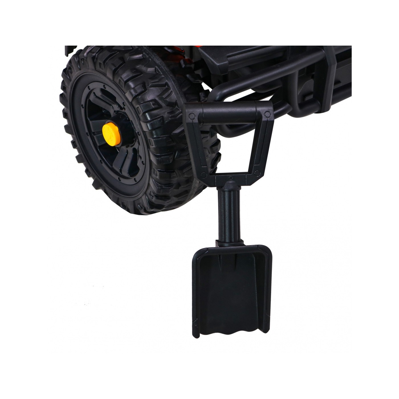Autko Farmer Pick-up Děti Červený Dálkový Kufr EVA Lopata MP3 LED