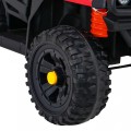 Autko Farmer Pick-up Děti Červený Dálkový Kufr EVA Lopata MP3 LED