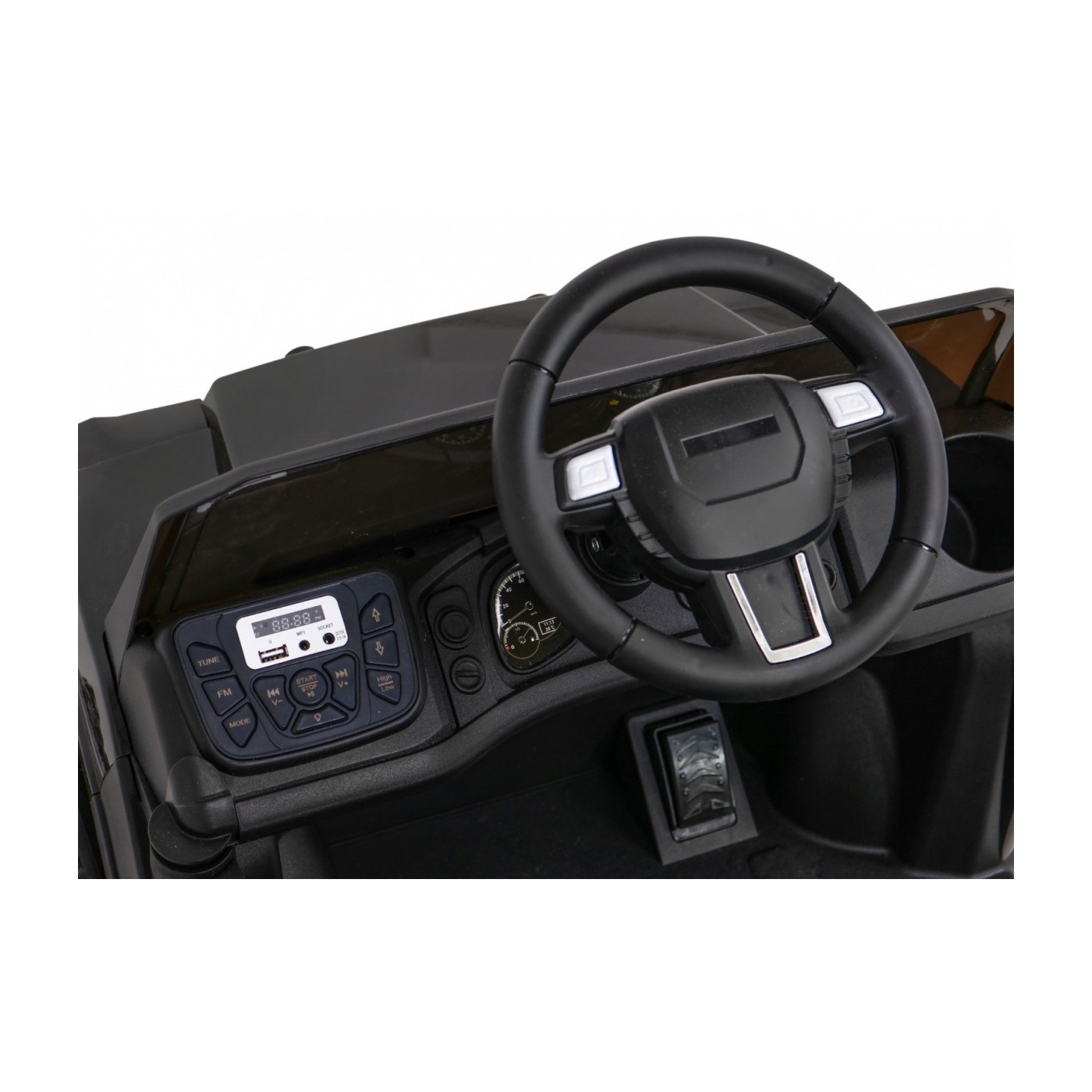 Autko Farmer Pick-up Děti Zelený Dálkový Kufr EVA Lopata MP3 LED