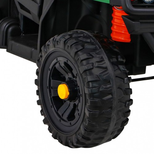 Autko Farmer Pick-up Děti Zelený Dálkový Kufr EVA Lopata MP3 LED