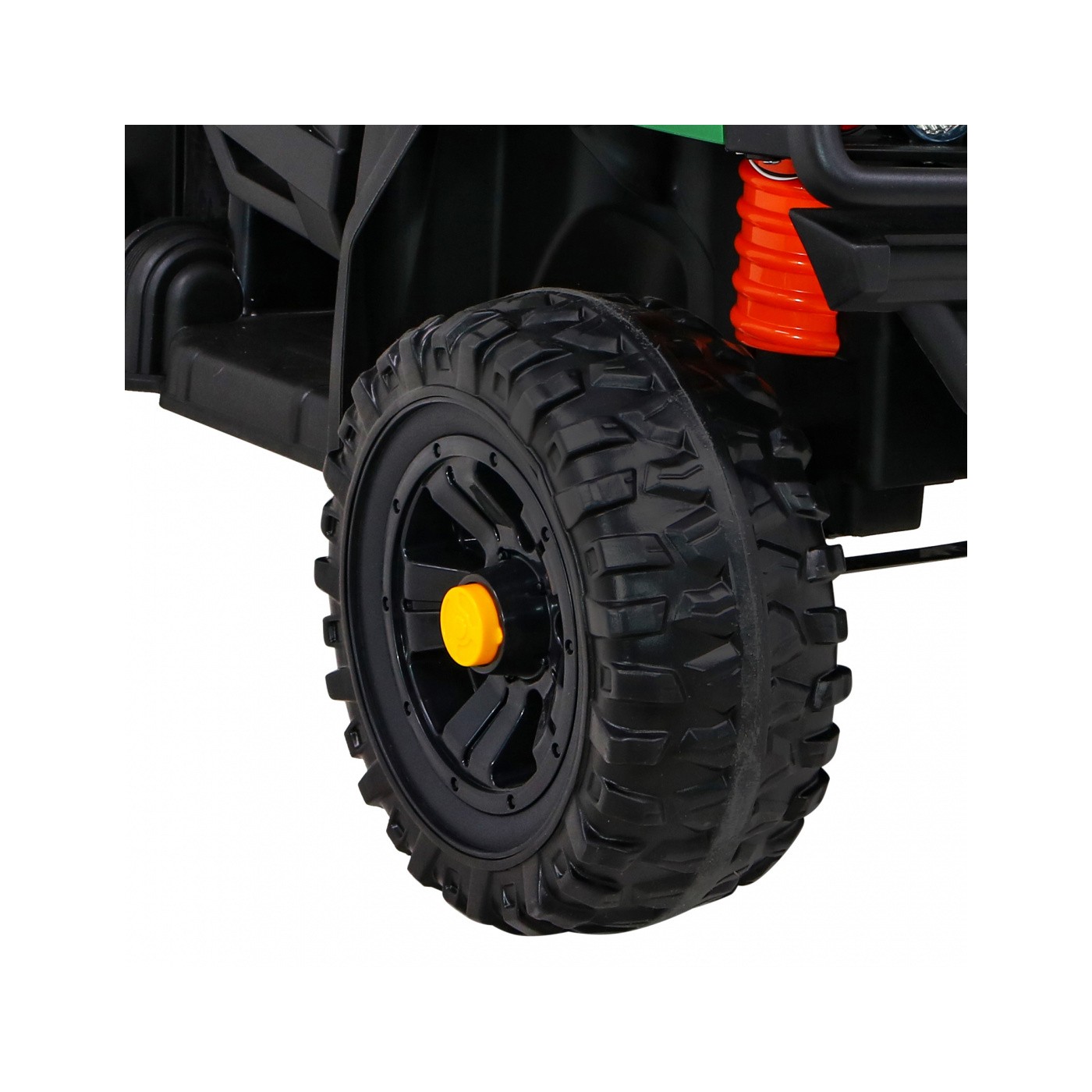 Autko Farmer Pick-up Děti Zelený Dálkový Kufr EVA Lopata MP3 LED