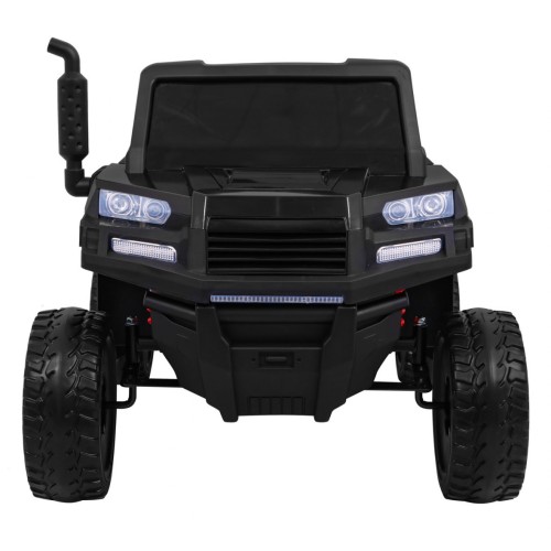 Autko Farmer Truck pro 2 děti černá + Naped 4x4 + dálkové ovládání + Kiper + Audio LED