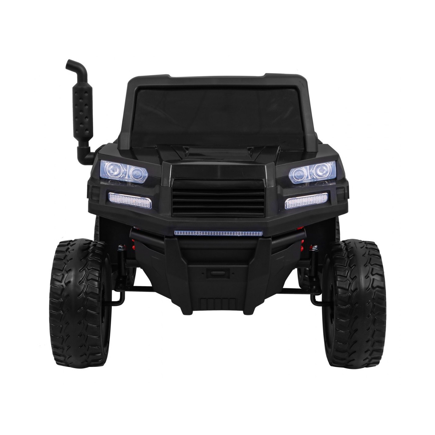Autko Farmer Truck pro 2 děti černá + Naped 4x4 + dálkové ovládání + Kiper + Audio LED