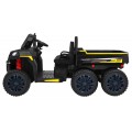 Autko Farmer Truck pro 2 děti černá + Naped 4x4 + dálkové ovládání + Kiper + Audio LED