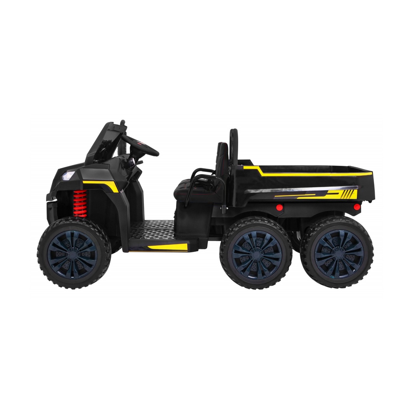 Autko Farmer Truck pro 2 děti černá + Naped 4x4 + dálkové ovládání + Kiper + Audio LED
