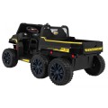 Autko Farmer Truck pro 2 děti černá + Naped 4x4 + dálkové ovládání + Kiper + Audio LED