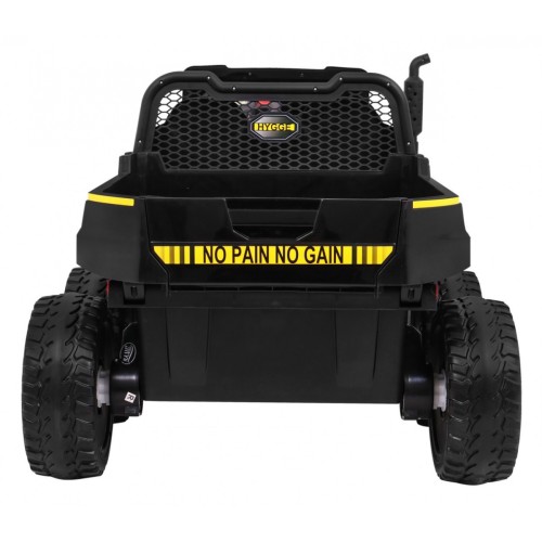 Autko Farmer Truck pro 2 děti černá + Naped 4x4 + dálkové ovládání + Kiper + Audio LED