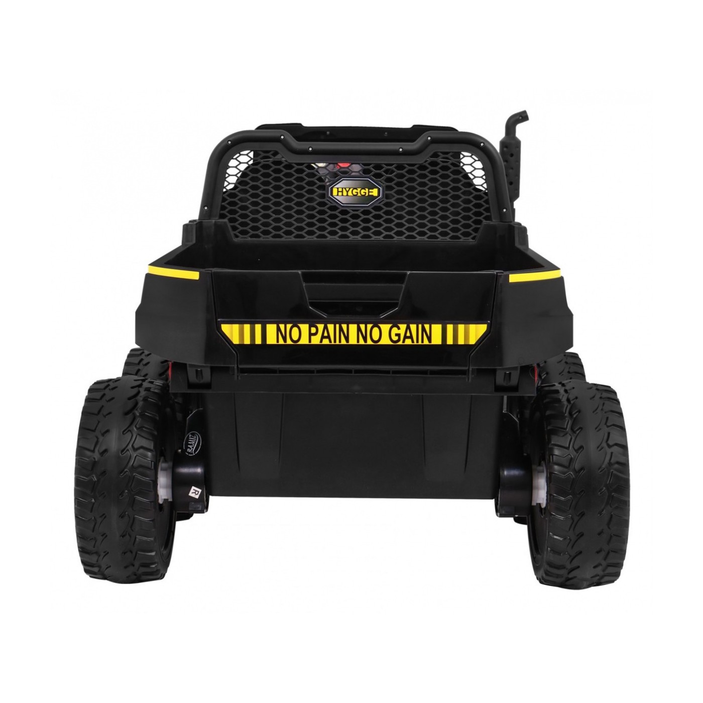 Autko Farmer Truck pro 2 děti černá + Naped 4x4 + dálkové ovládání + Kiper + Audio LED