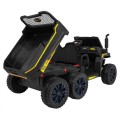 Autko Farmer Truck pro 2 děti černá + Naped 4x4 + dálkové ovládání + Kiper + Audio LED