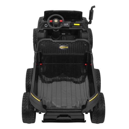 Autko Farmer Truck pro 2 děti černá + Naped 4x4 + dálkové ovládání + Kiper + Audio LED