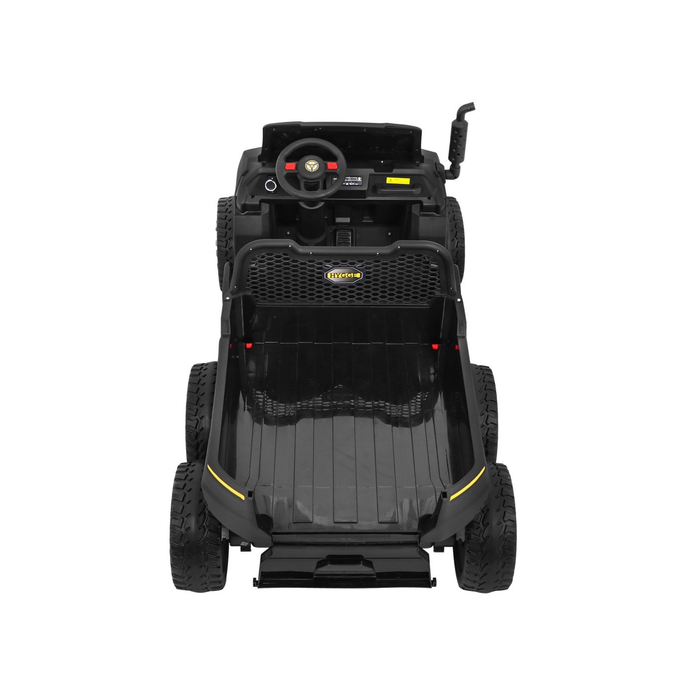 Autko Farmer Truck pro 2 děti černá + Naped 4x4 + dálkové ovládání + Kiper + Audio LED