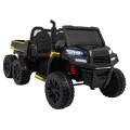 Autko Farmer Truck pro 2 děti černá + Naped 4x4 + dálkové ovládání + Kiper + Audio LED