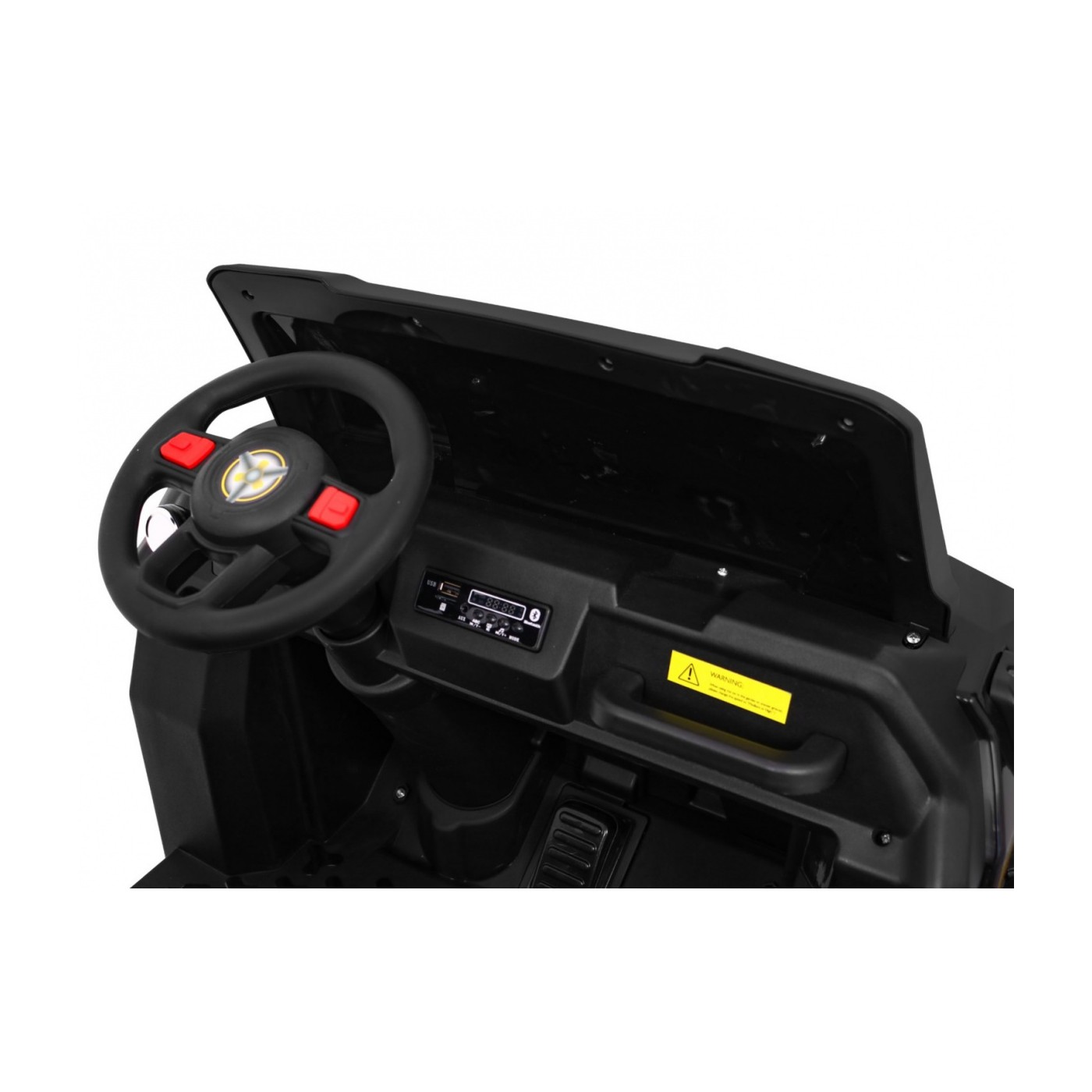 Autko Farmer Truck pro 2 děti černá + Naped 4x4 + dálkové ovládání + Kiper + Audio LED