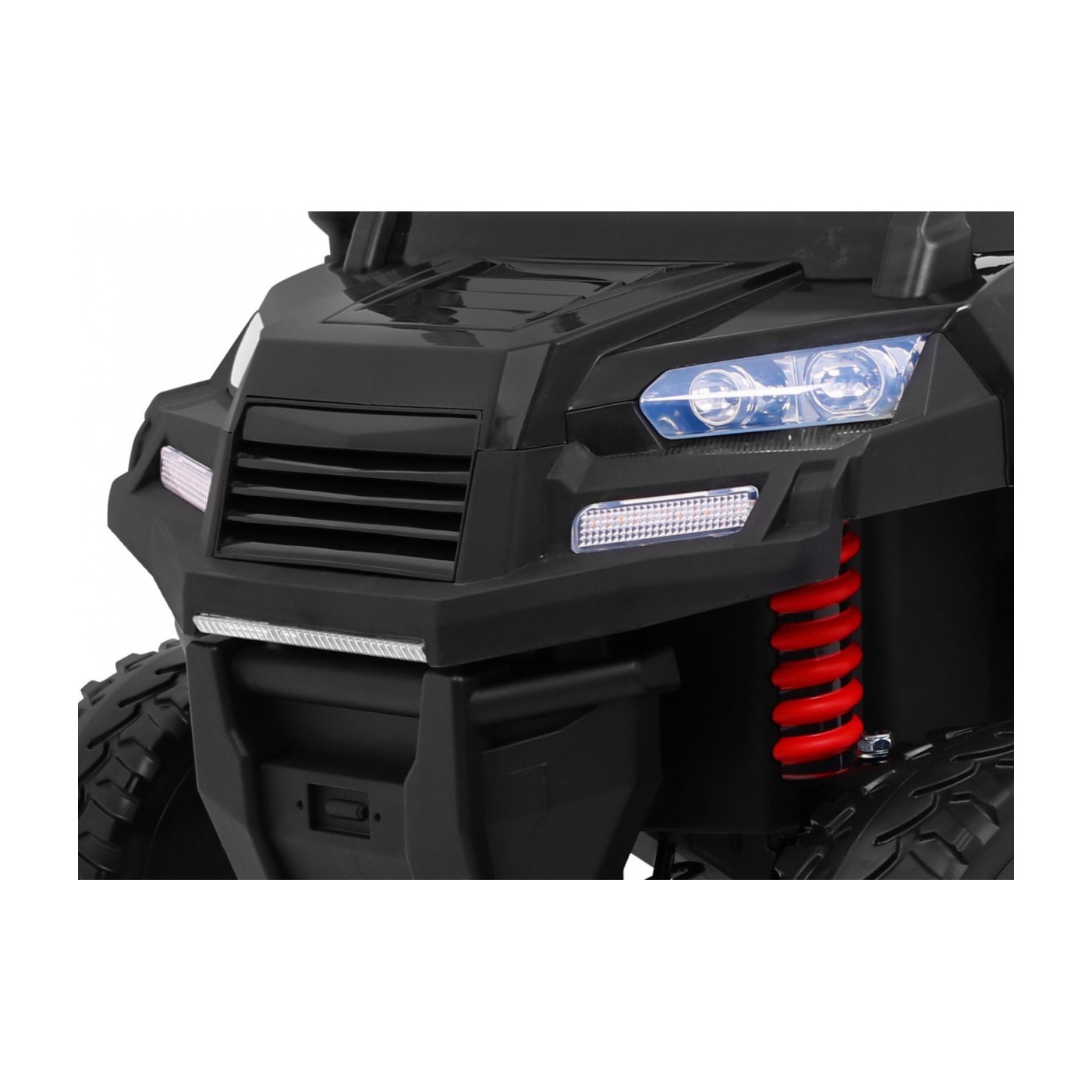 Autko Farmer Truck pro 2 děti černá + Naped 4x4 + dálkové ovládání + Kiper + Audio LED