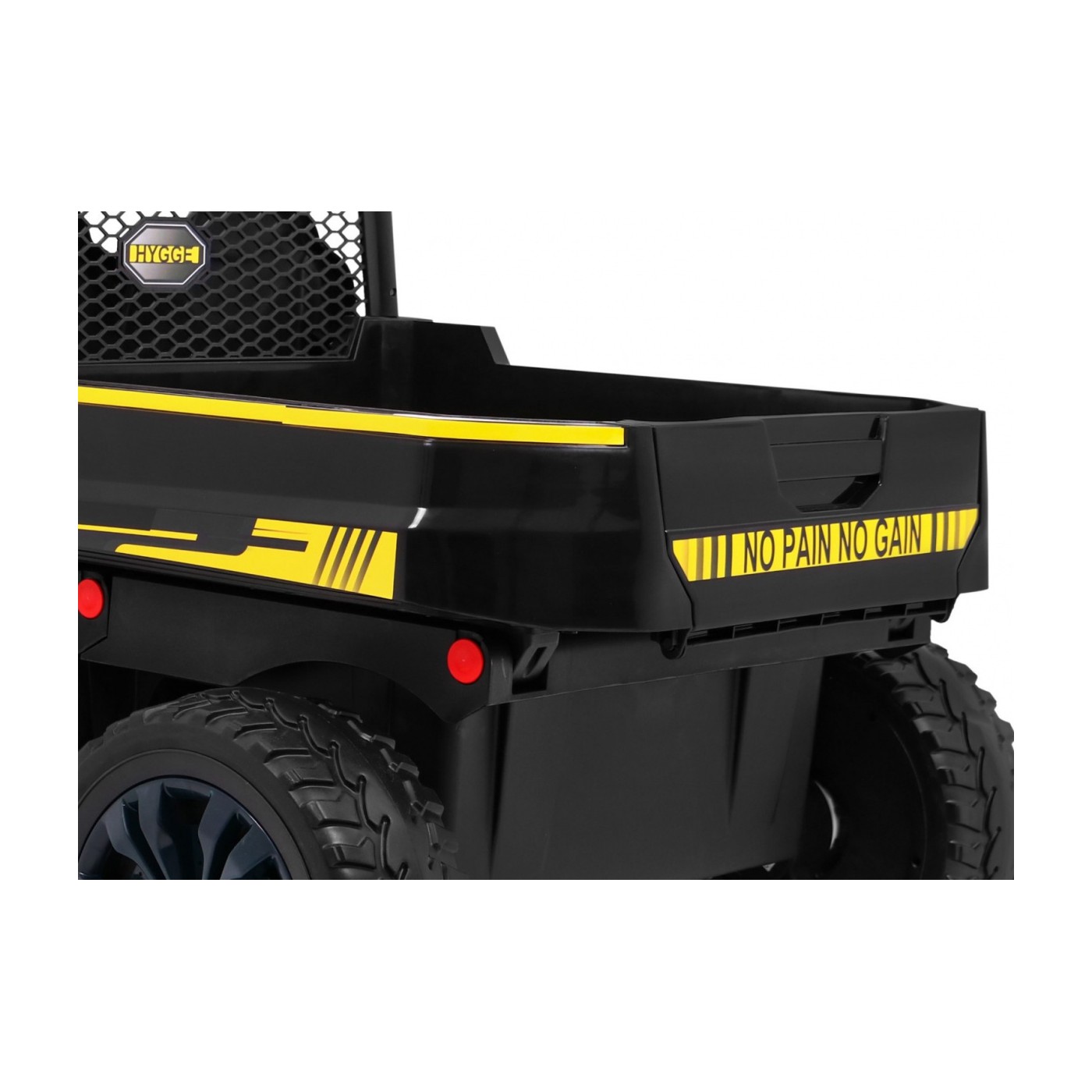 Autko Farmer Truck pro 2 děti černá + Naped 4x4 + dálkové ovládání + Kiper + Audio LED
