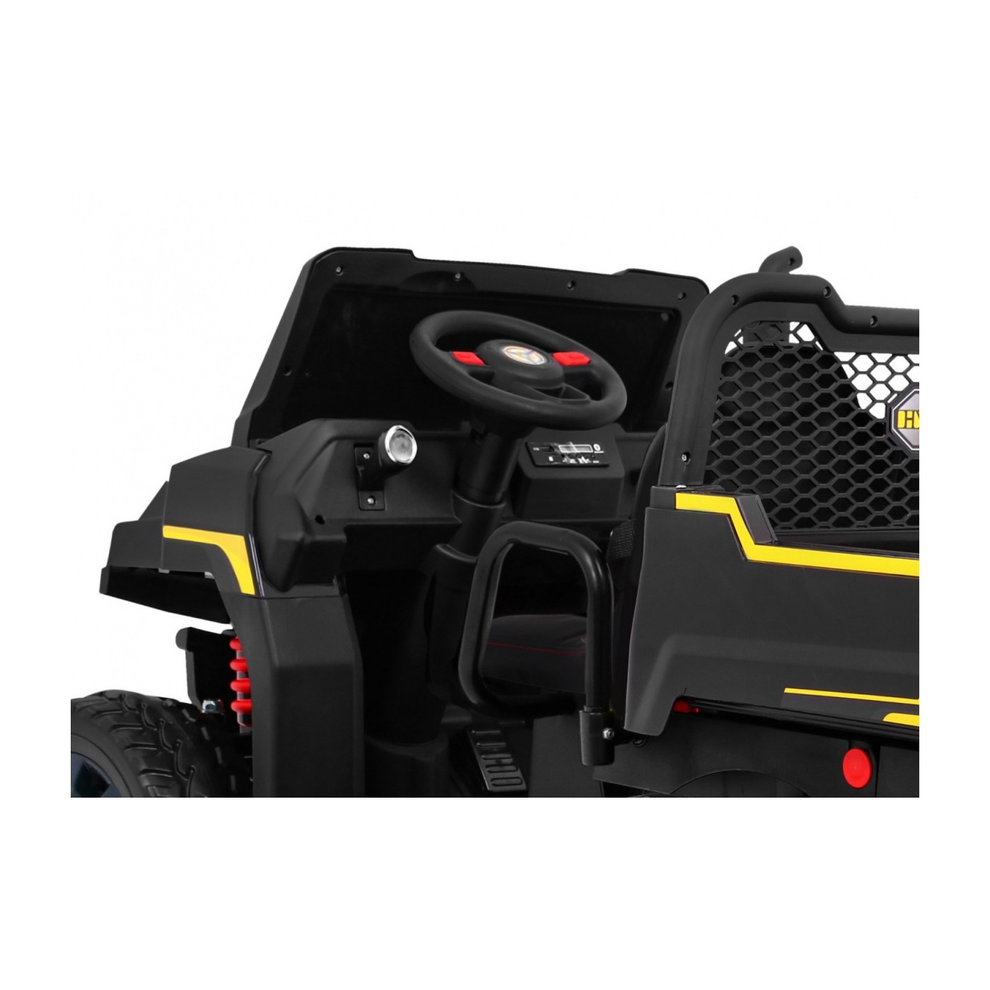 Autko Farmer Truck pro 2 děti černá + Naped 4x4 + dálkové ovládání + Kiper + Audio LED