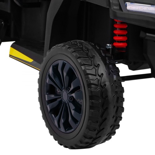 Autko Farmer Truck pro 2 děti černá + Naped 4x4 + dálkové ovládání + Kiper + Audio LED