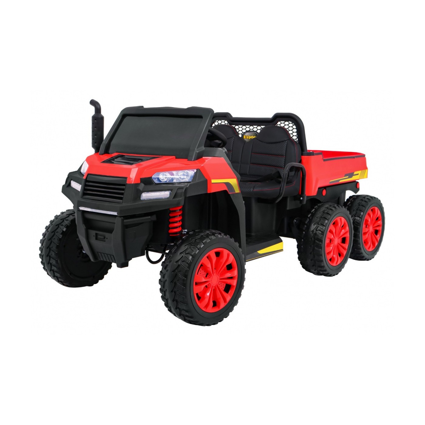 Autko Farmer Truck pro 2 děti červená + Naped 4x4 + dálkové ovládání + Kiper + Audio LED