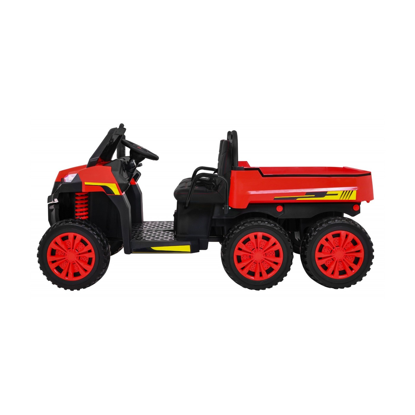 Autko Farmer Truck pro 2 děti červená + Naped 4x4 + dálkové ovládání + Kiper + Audio LED
