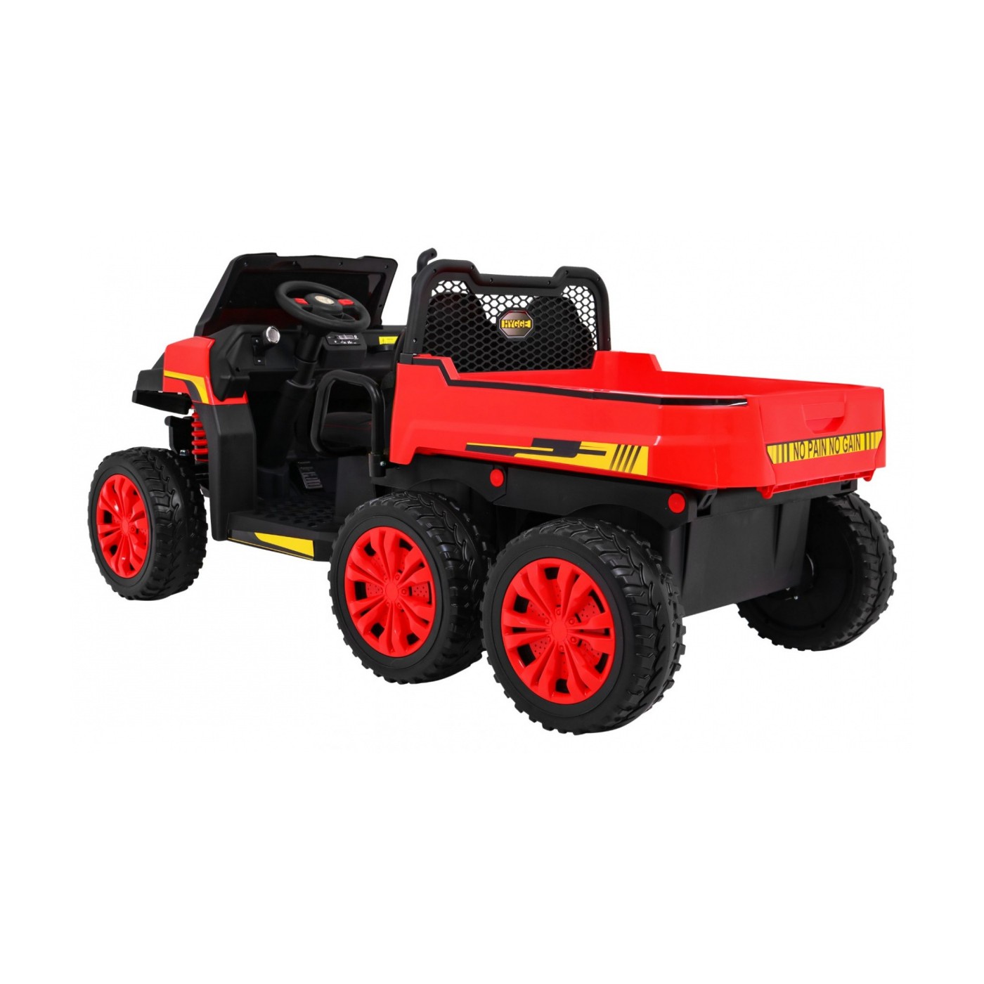 Autko Farmer Truck pro 2 děti červená + Naped 4x4 + dálkové ovládání + Kiper + Audio LED