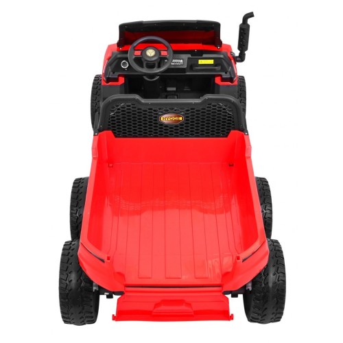 Autko Farmer Truck pro 2 děti červená + Naped 4x4 + dálkové ovládání + Kiper + Audio LED