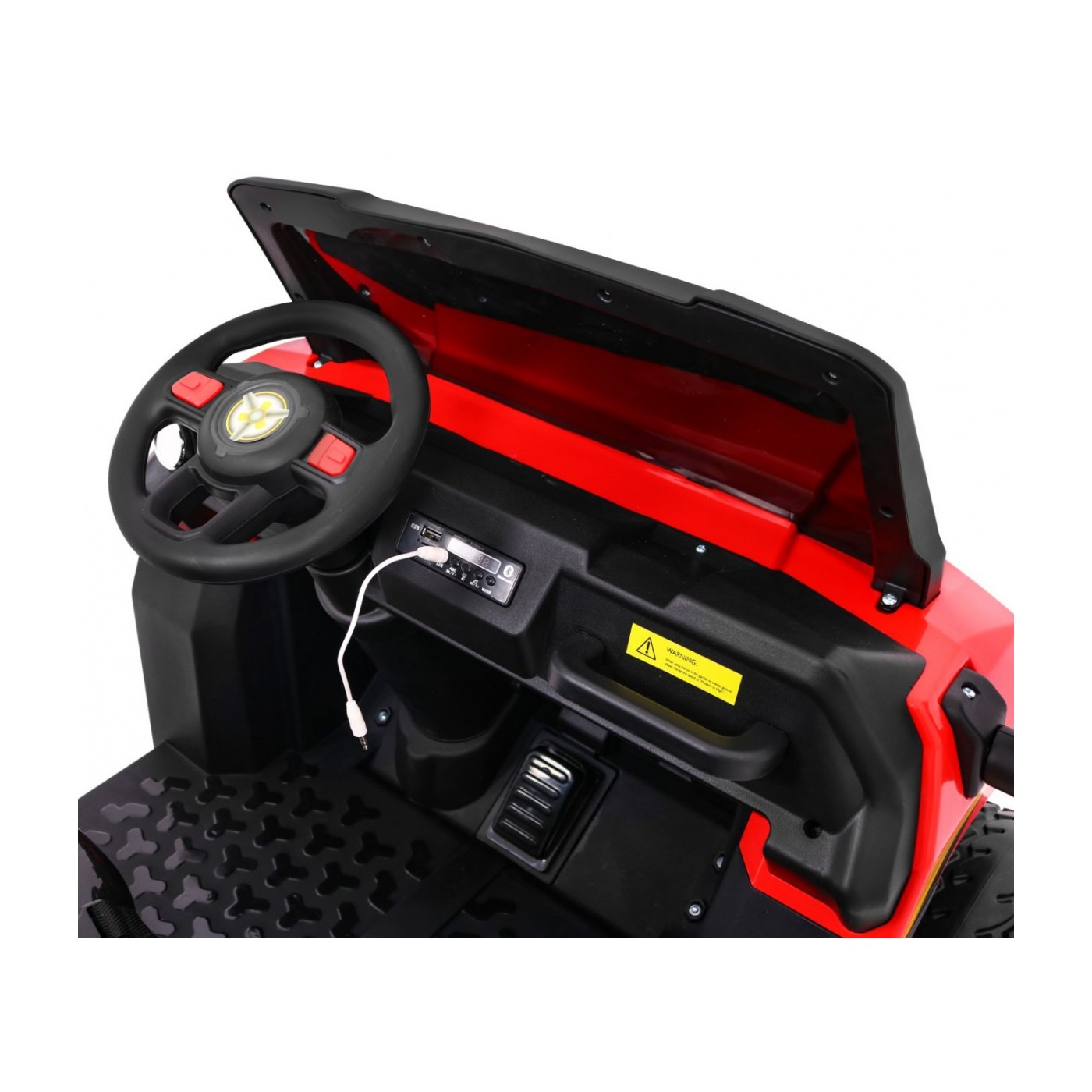 Autko Farmer Truck pro 2 děti červená + Naped 4x4 + dálkové ovládání + Kiper + Audio LED