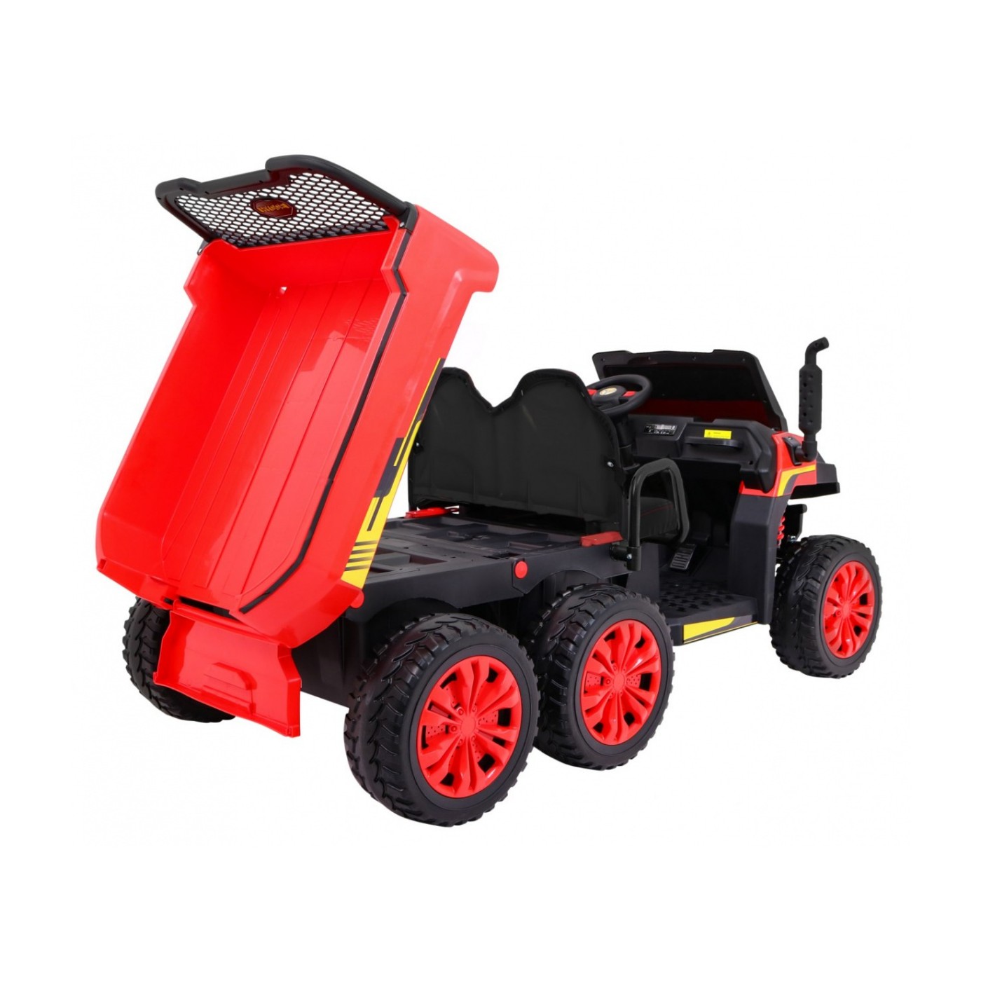 Autko Farmer Truck pro 2 děti červená + Naped 4x4 + dálkové ovládání + Kiper + Audio LED