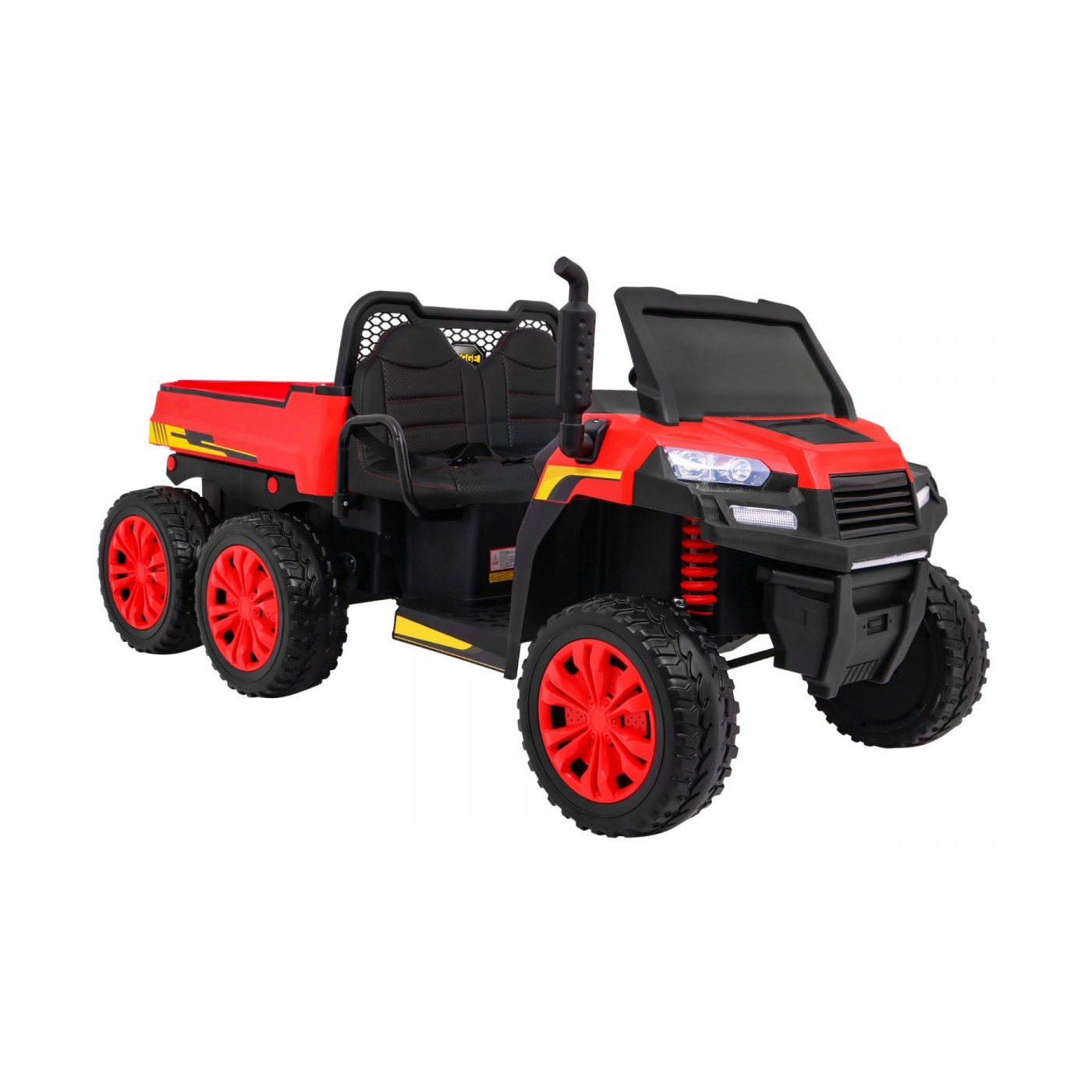 Autko Farmer Truck pro 2 děti červená + Naped 4x4 + dálkové ovládání + Kiper + Audio LED