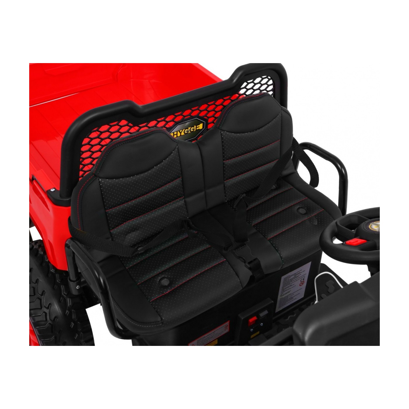 Autko Farmer Truck pro 2 děti červená + Naped 4x4 + dálkové ovládání + Kiper + Audio LED