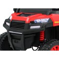 Autko Farmer Truck pro 2 děti červená + Naped 4x4 + dálkové ovládání + Kiper + Audio LED