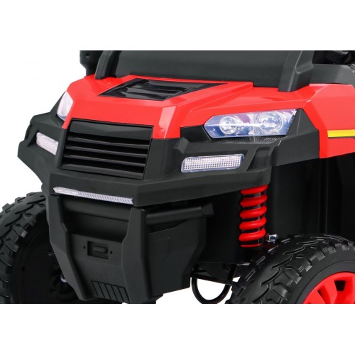 Autko Farmer Truck pro 2 děti červená + Naped 4x4 + dálkové ovládání + Kiper + Audio LED