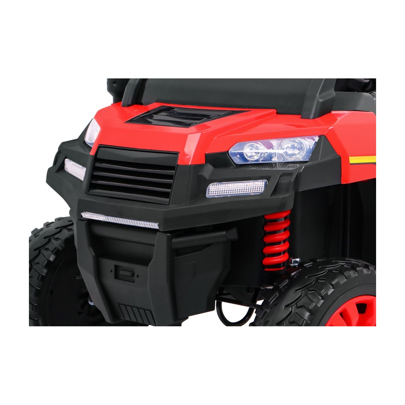 Autko Farmer Truck pro 2 děti červená + Naped 4x4 + dálkové ovládání + Kiper + Audio LED