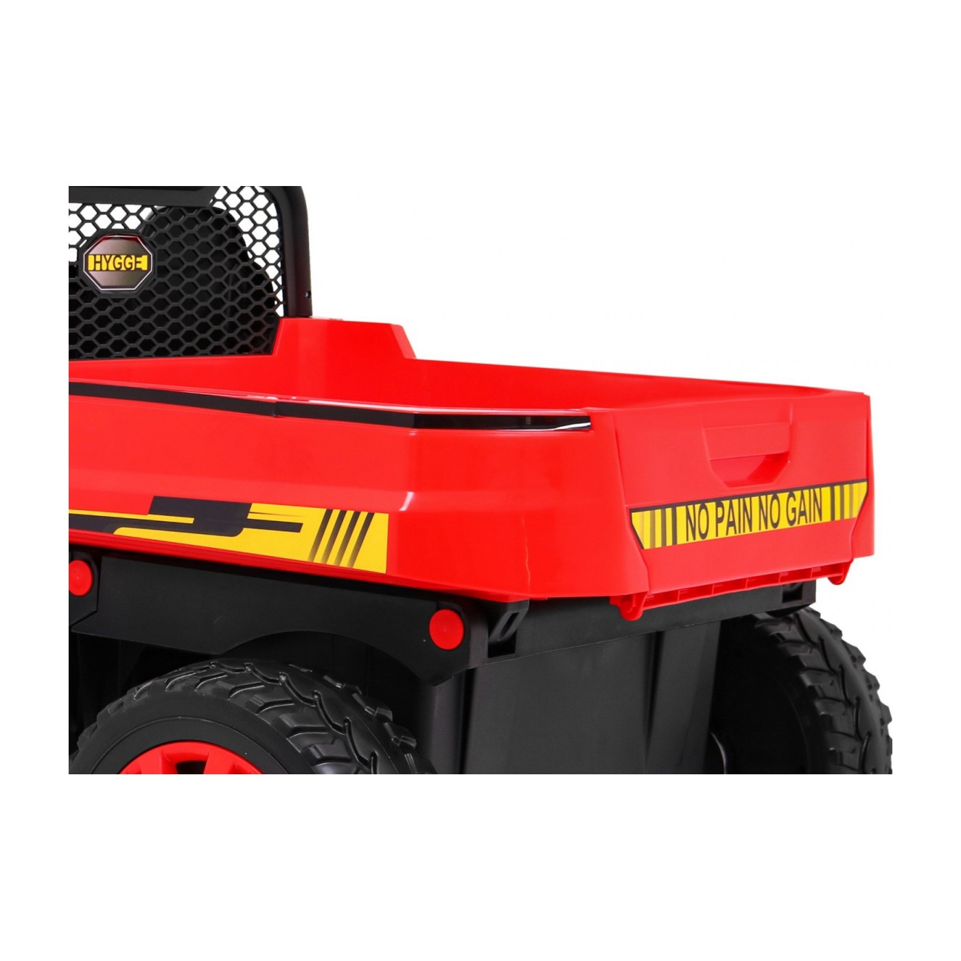 Autko Farmer Truck pro 2 děti červená + Naped 4x4 + dálkové ovládání + Kiper + Audio LED