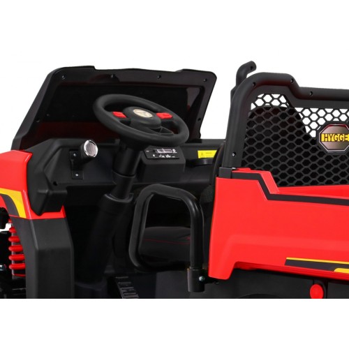Autko Farmer Truck pro 2 děti červená + Naped 4x4 + dálkové ovládání + Kiper + Audio LED