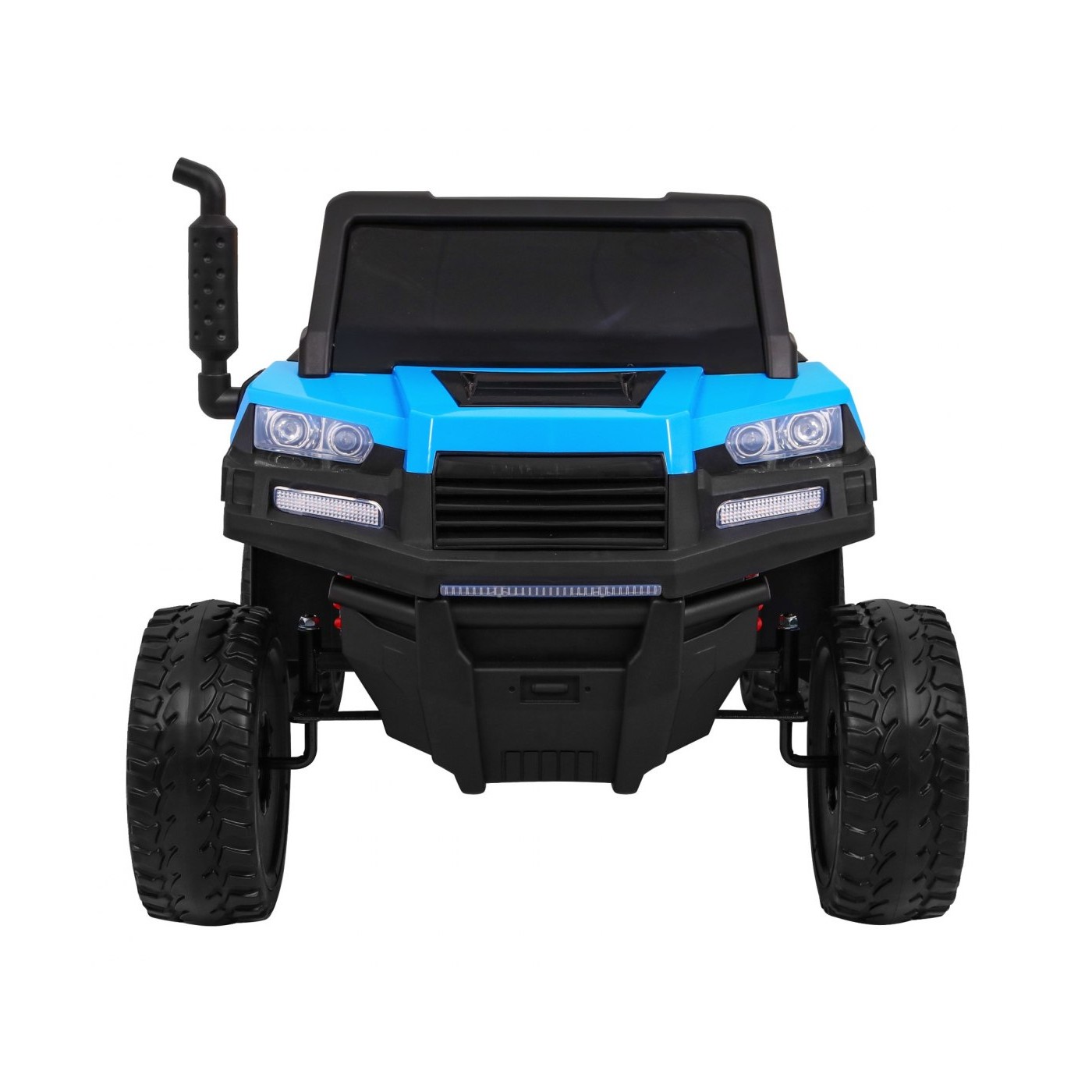 Autko Farmer Truck pro 2 děti modrá + 4x4 pohon + dálkové ovládání + Kiper + Audio LED