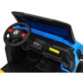 Autko Farmer Truck pro 2 děti modrá + 4x4 pohon + dálkové ovládání + Kiper + Audio LED