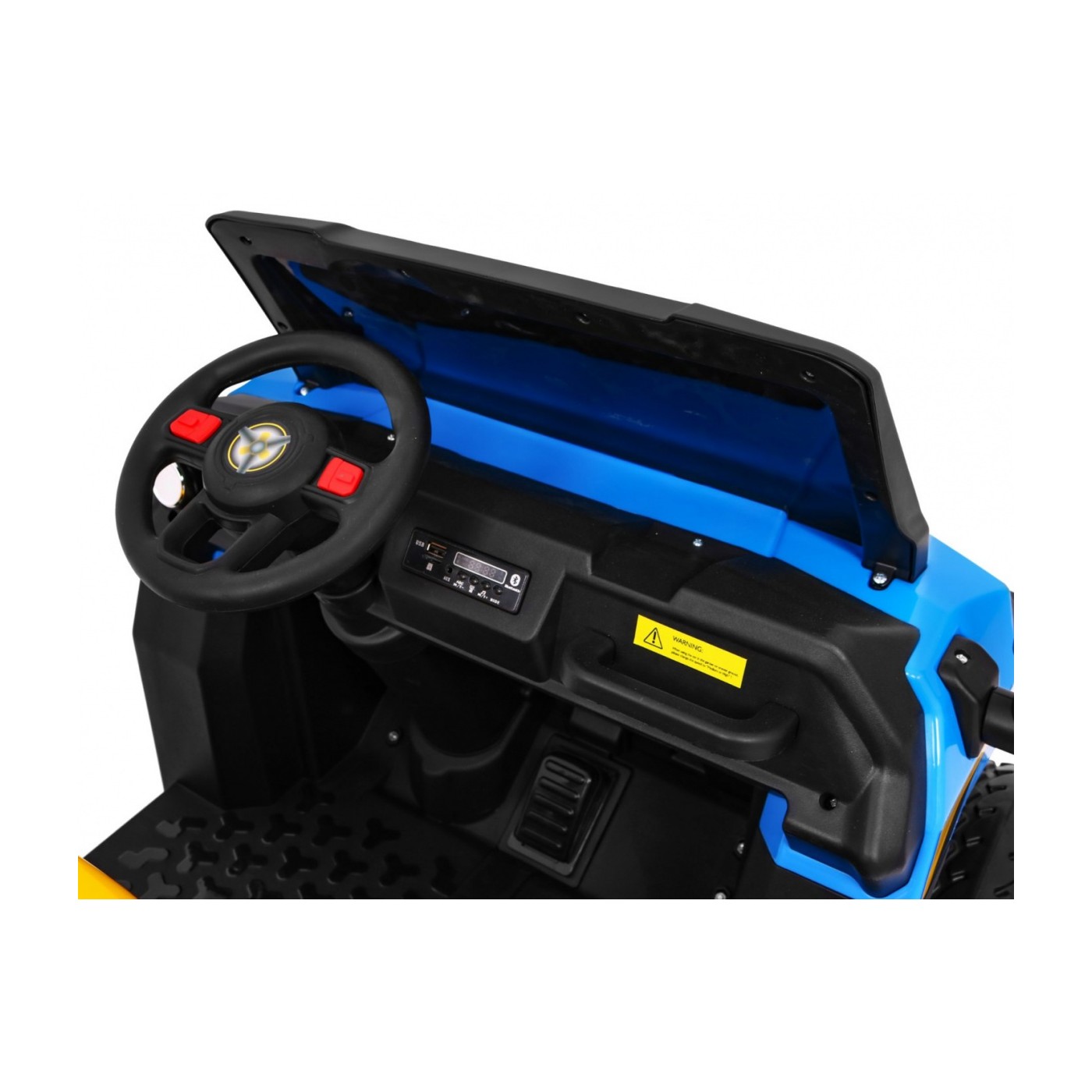 Autko Farmer Truck pro 2 děti modrá + 4x4 pohon + dálkové ovládání + Kiper + Audio LED