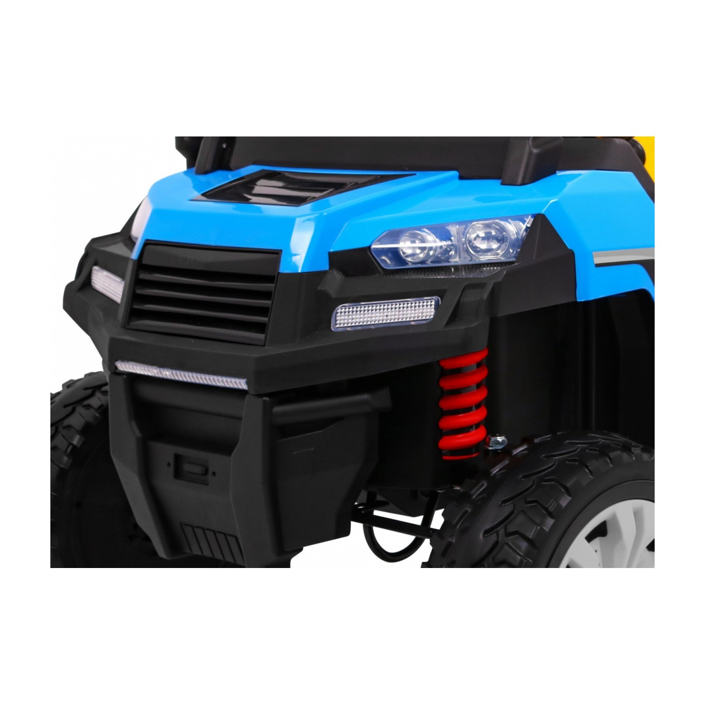 Autko Farmer Truck pro 2 děti modrá + 4x4 pohon + dálkové ovládání + Kiper + Audio LED