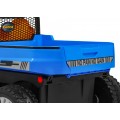 Autko Farmer Truck pro 2 děti modrá + 4x4 pohon + dálkové ovládání + Kiper + Audio LED