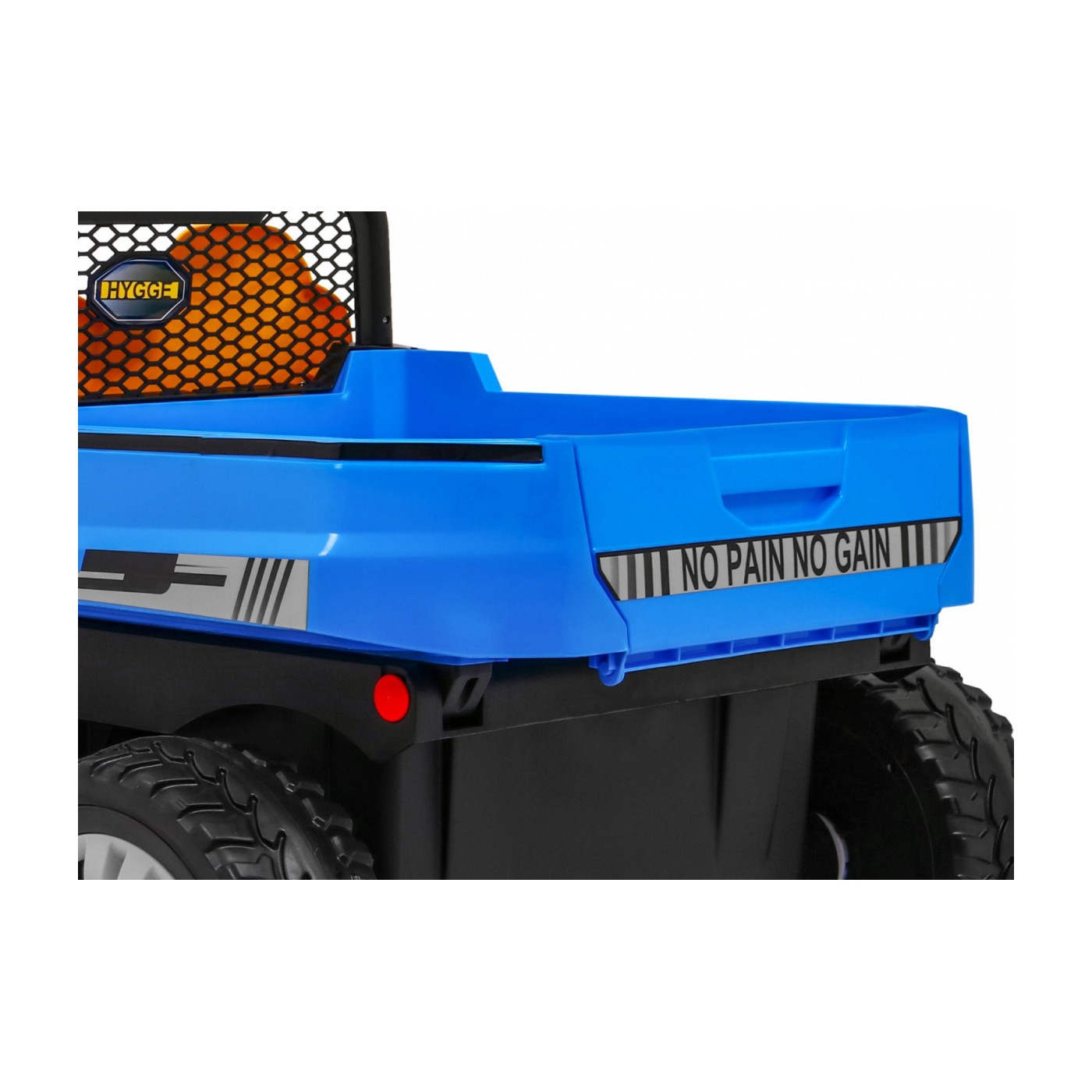 Autko Farmer Truck pro 2 děti modrá + 4x4 pohon + dálkové ovládání + Kiper + Audio LED