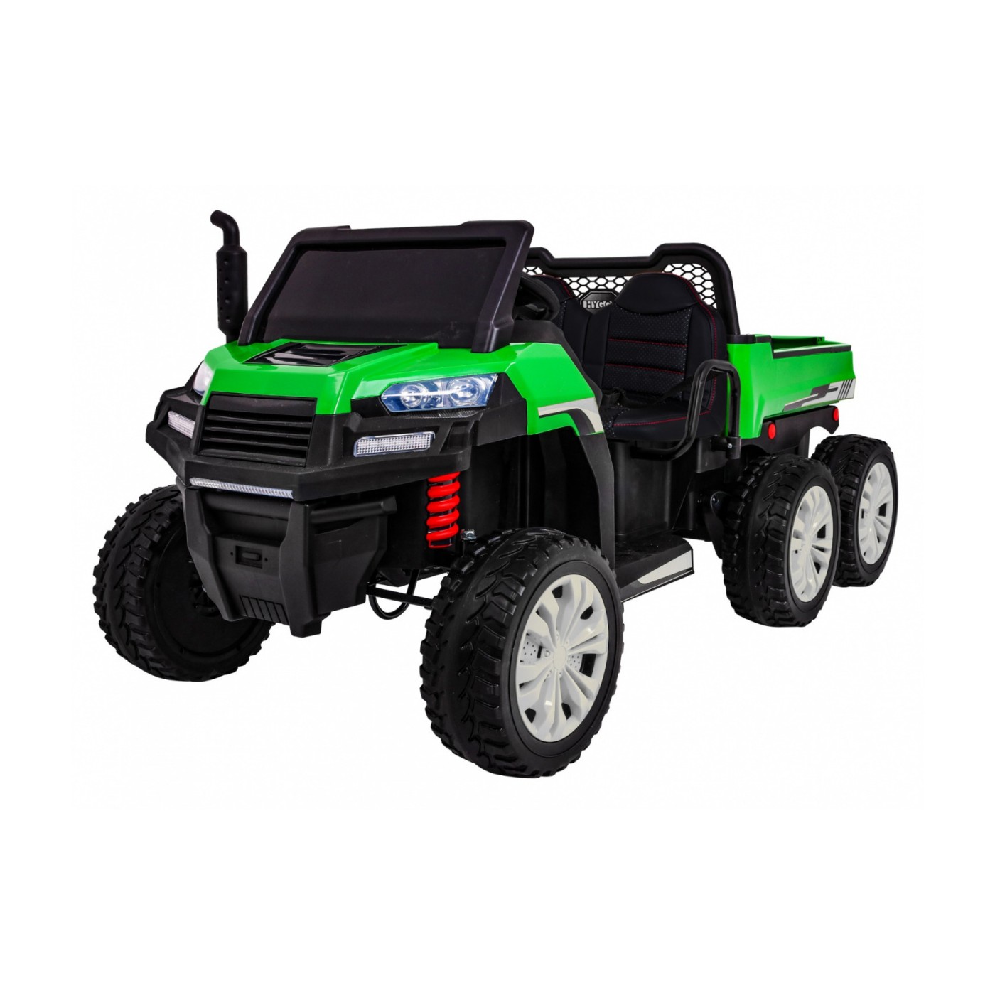 Autko Farmer Truck pro 2 děti zelená + 4x4 pohon + dálkové ovládání + Kiper + Audio LED