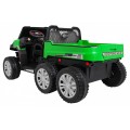 Autko Farmer Truck pro 2 děti zelená + 4x4 pohon + dálkové ovládání + Kiper + Audio LED