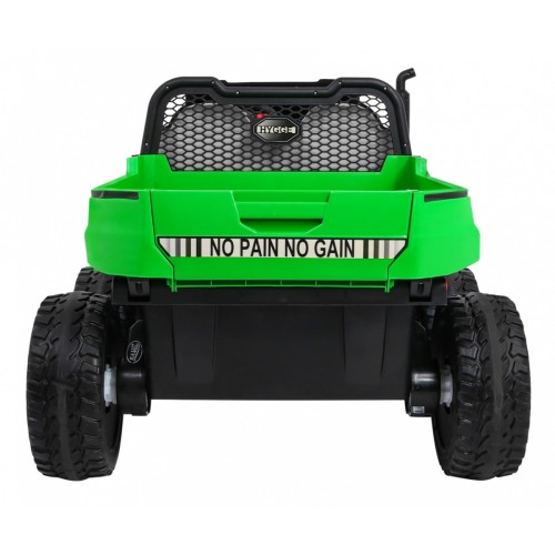 Autko Farmer Truck pro 2 děti zelená + 4x4 pohon + dálkové ovládání + Kiper + Audio LED