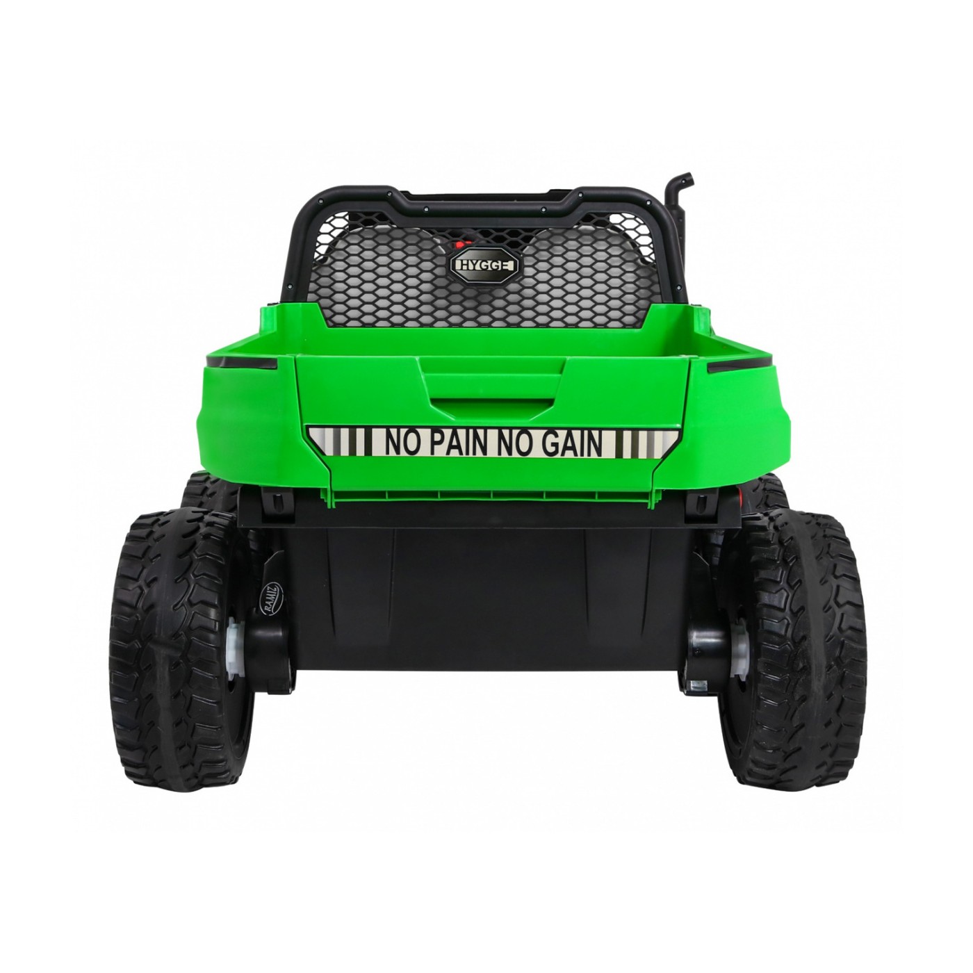 Autko Farmer Truck pro 2 děti zelená + 4x4 pohon + dálkové ovládání + Kiper + Audio LED