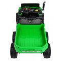 Autko Farmer Truck pro 2 děti zelená + 4x4 pohon + dálkové ovládání + Kiper + Audio LED
